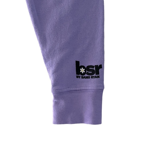 NWOT BSR By Samii Ryan Isn’t It Lovely Crew Neck Sweatshirt/Short Set Medium - Picture 5 of 13